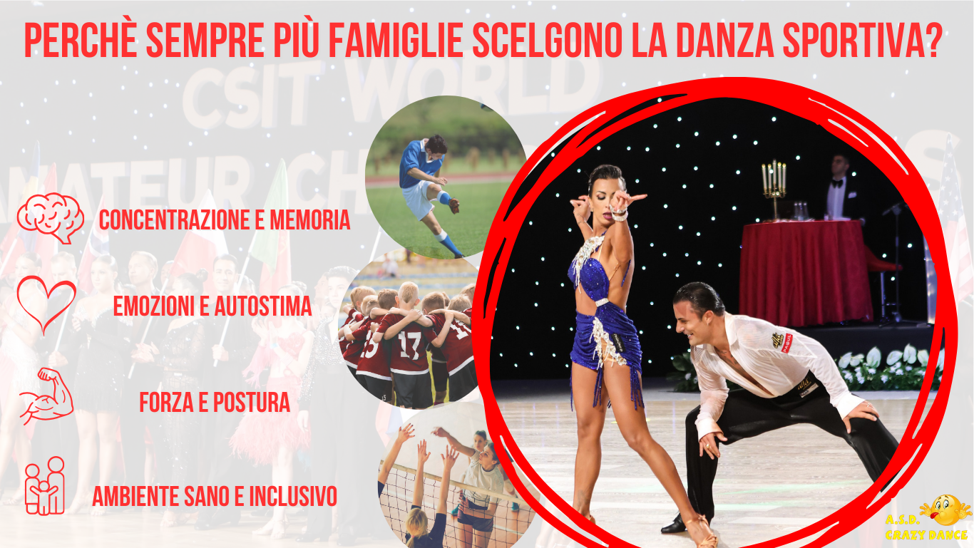 Danza sportiva vs sport tradizionali: perché sempre più famiglie scelgono il ballo